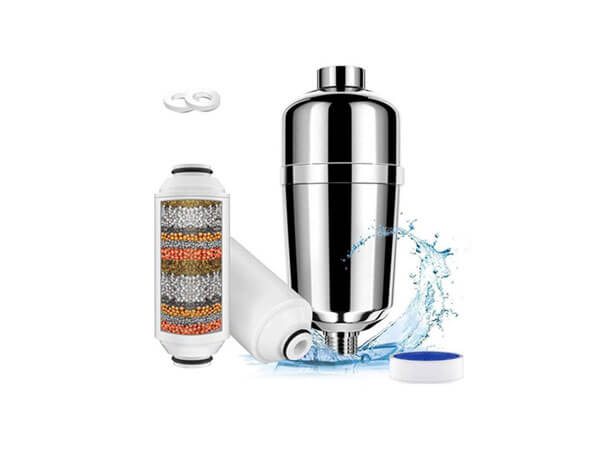AMINAC 16-stage shower filter for UAE hard water